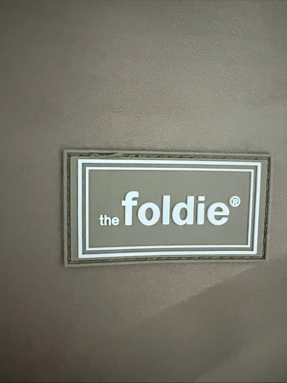 The Foldie | Taupe Foldable Travel Bag Expandable Tote NWT Sz 40L Packing Space